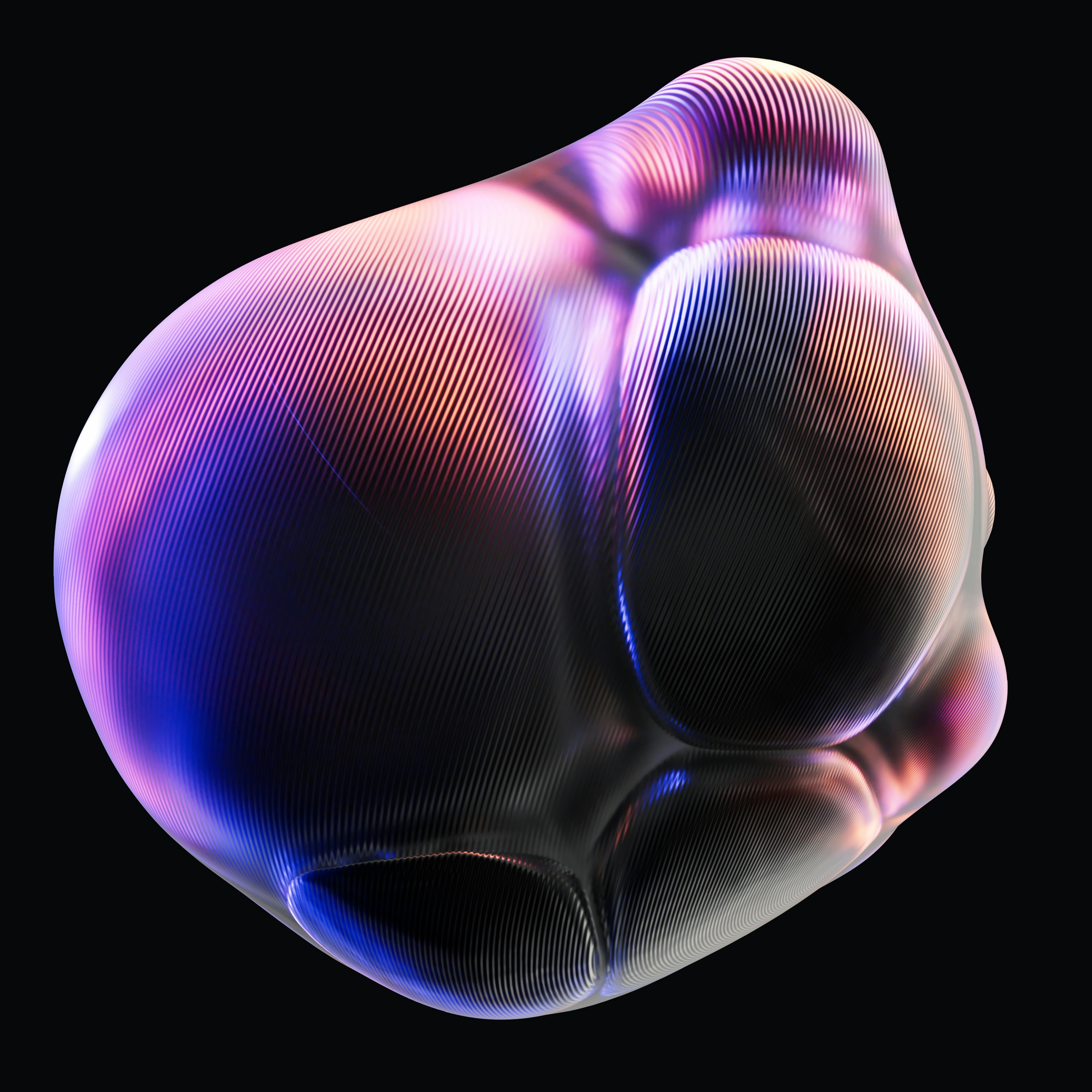 Abstract 3D Hero Object